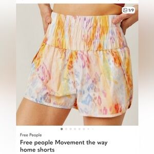 Free People Colorful Athletic Shorts